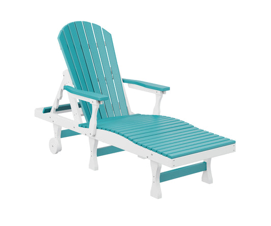 Berlin Gardens Comfo Back Poly Adirondack Chaise Lounge