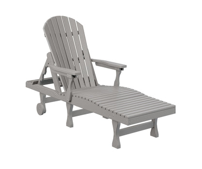 Berlin Gardens Comfo Back Poly Adirondack Chaise Lounge