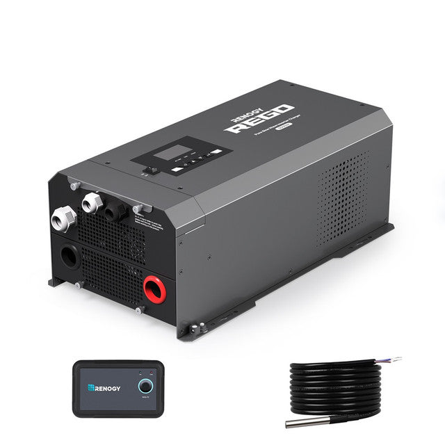 Renogy REGO 12V 3000W Pure Sine Wave Inverter Charger w/ LCD Display