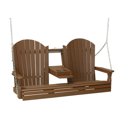 LuxCraft Poly 5' Adirondack Swing