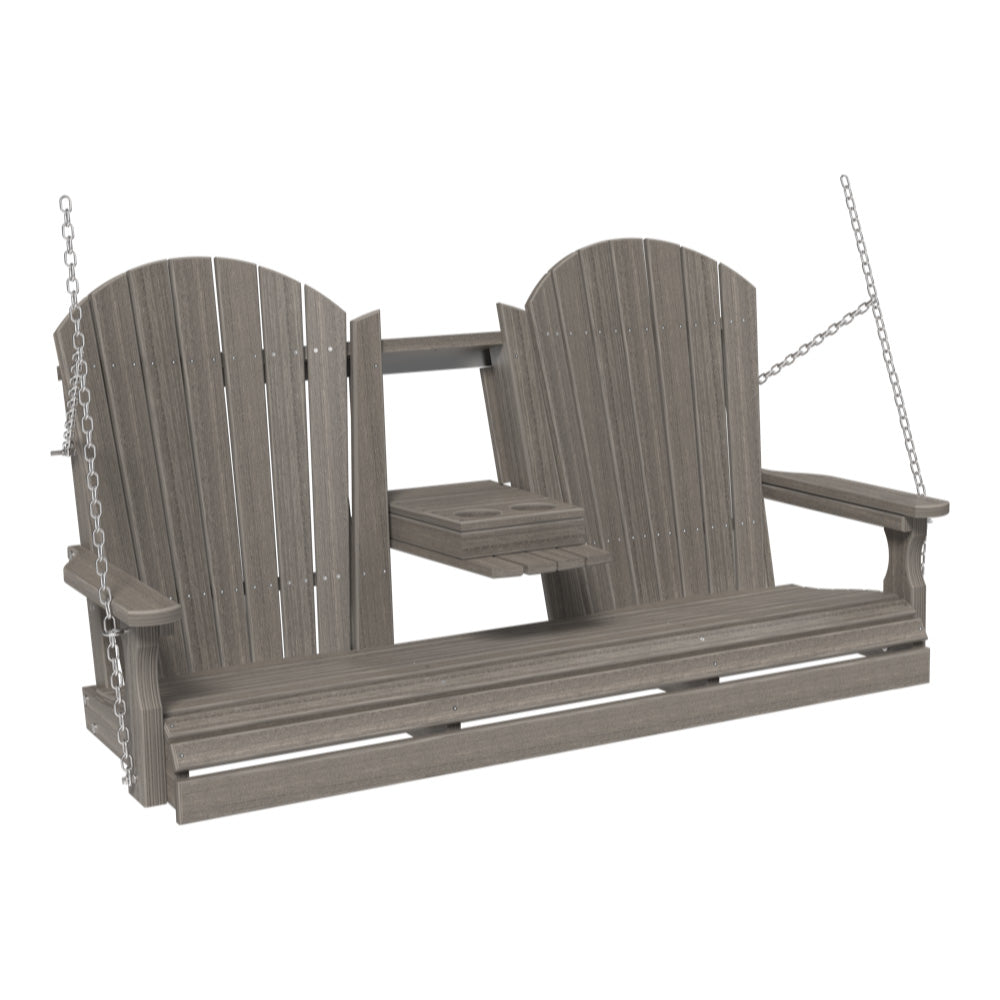 LuxCraft Poly 5' Adirondack Swing