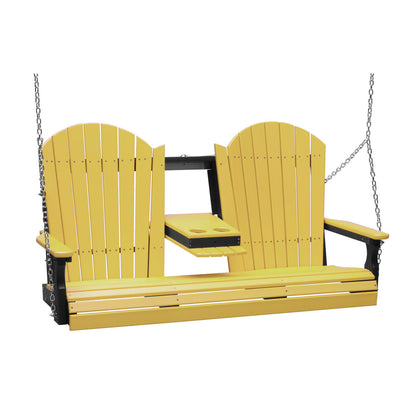 LuxCraft Poly 5' Adirondack Swing