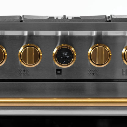 Kucht 36" Freestanding Dual Fuel Range  Liquid Propane KXP36/LP