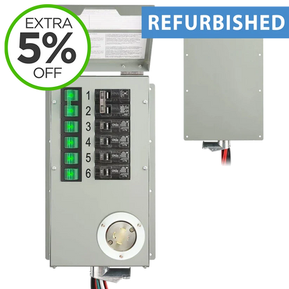 Refurbished - Nature's Generator 120V/240V 30A 6-Circuit Manual Transfer Switch