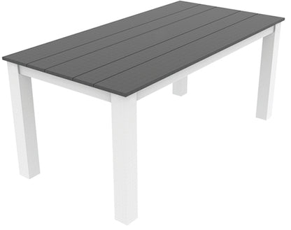 Seaside Casual Poly Greenwich 35" x 70" Dining Table