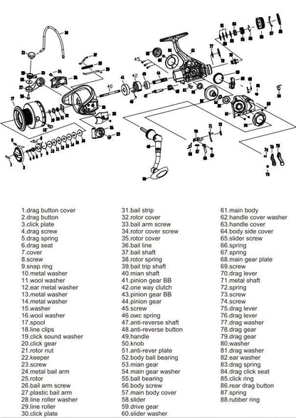 Catfish Pro 600STS Spinning Reel