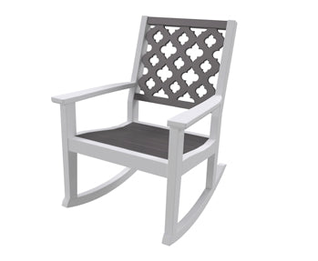 Seaside Casual Poly Greenwich Rocker Provencal Back Style