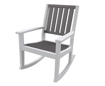 Seaside Casual Poly Greenwich Rocker Slatted Back Style