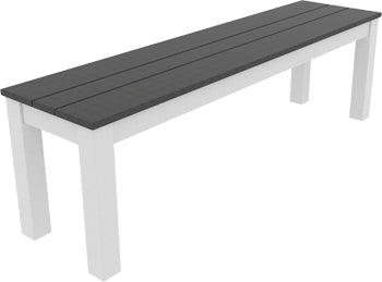 Seaside Casual Poly Greenwich 80" Slatted Dining Bench