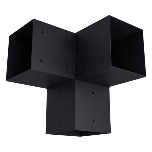 Pergola 3-Arm Post Bracket (for 6x6 Wood Posts)