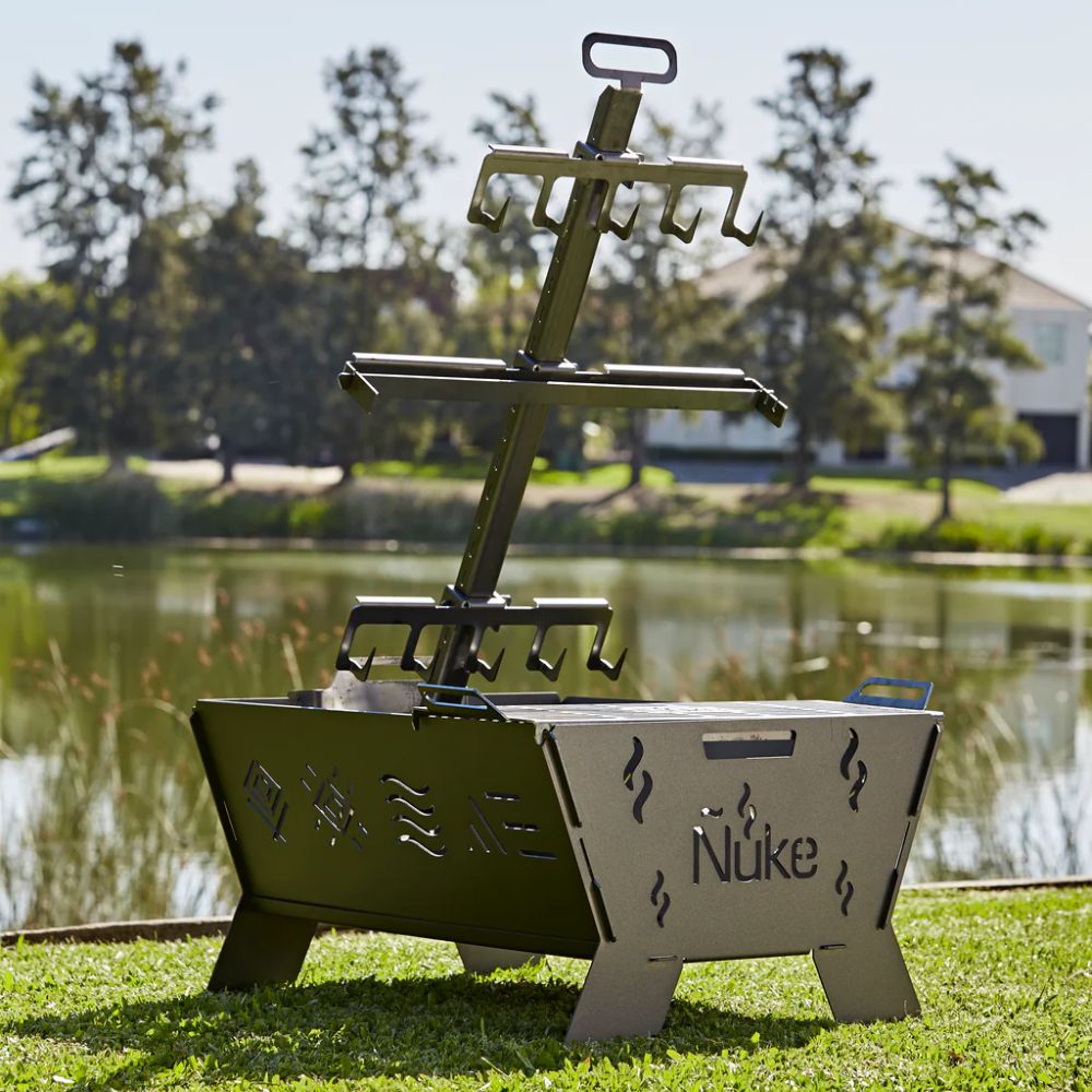 Nuke Huapi 70 Portable Argentine Wood Fire Firepit