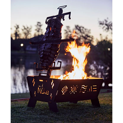 Nuke Huapi 70 Portable Argentine Wood Fire Firepit