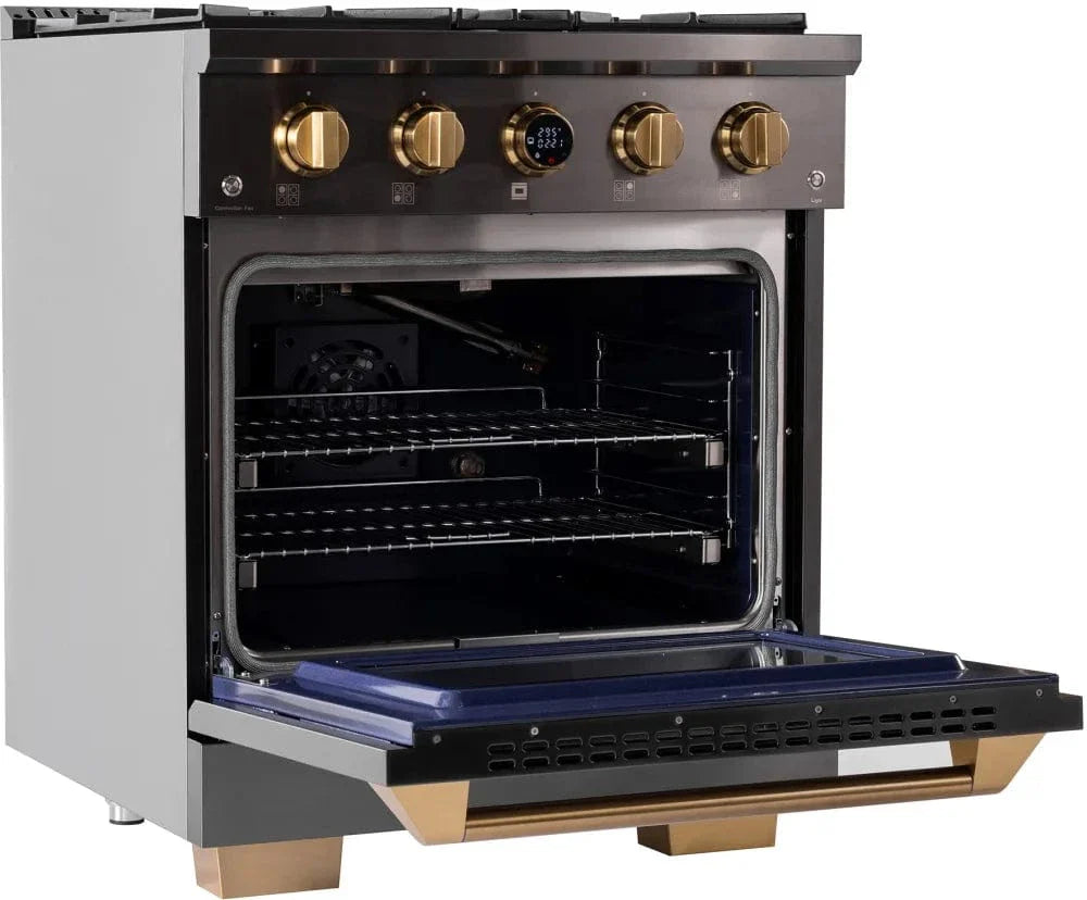Kucht 30" Freestanding Dual Fuel Range  Liquid Propane KXD30/LP