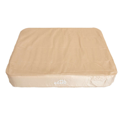 Coody Air Mattress Beige Queen (197×150×35 cm) – Premium Air Bed with Built-in Pump