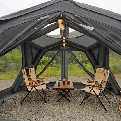 Coody Hub Pro Gray - Inflatable Tent for Camping (2-6 Person)