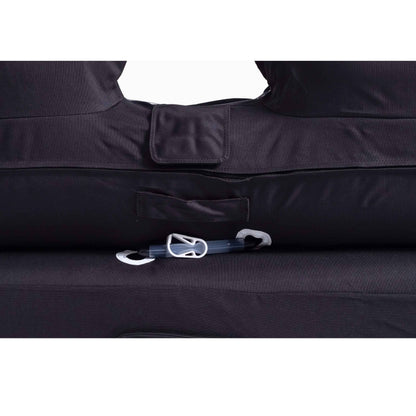 Coody Air Sofa Black - Inflatable Camping Couch with Built-In Pump