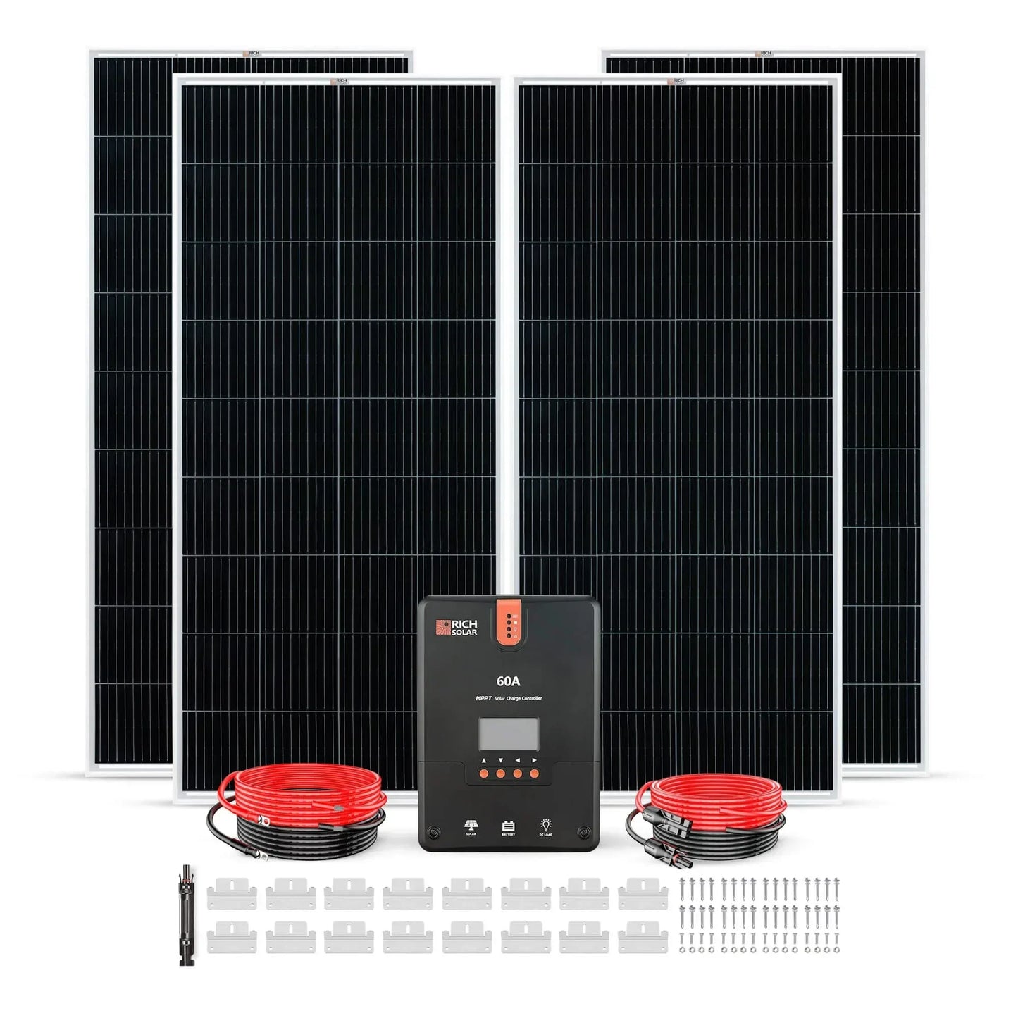 Rich Solar 800 Watt Solar Kit Complete Off-Grid Solar System for RVs, Boats, Tiny Homes