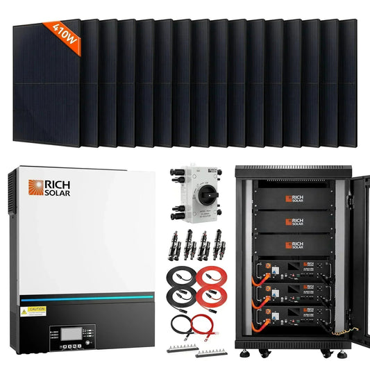 Rich Solar Complete Off-Grid Solar Kit RS-H6548 | 8000W PV Input 48V 120VAC Output