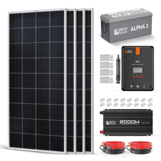 Rich Solar - 800 Watt Complete Solar Kit