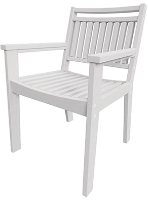 Seaside Casual Poly SUR Dining Arm Chair