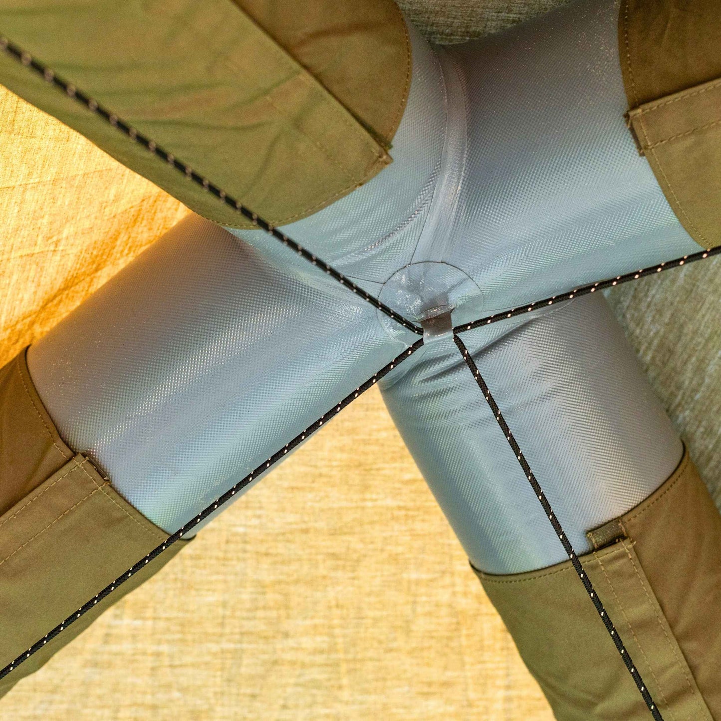 Coody AirTent Hub Shelter Forest Green Inflatable Tents for Camping (2-6 Person)