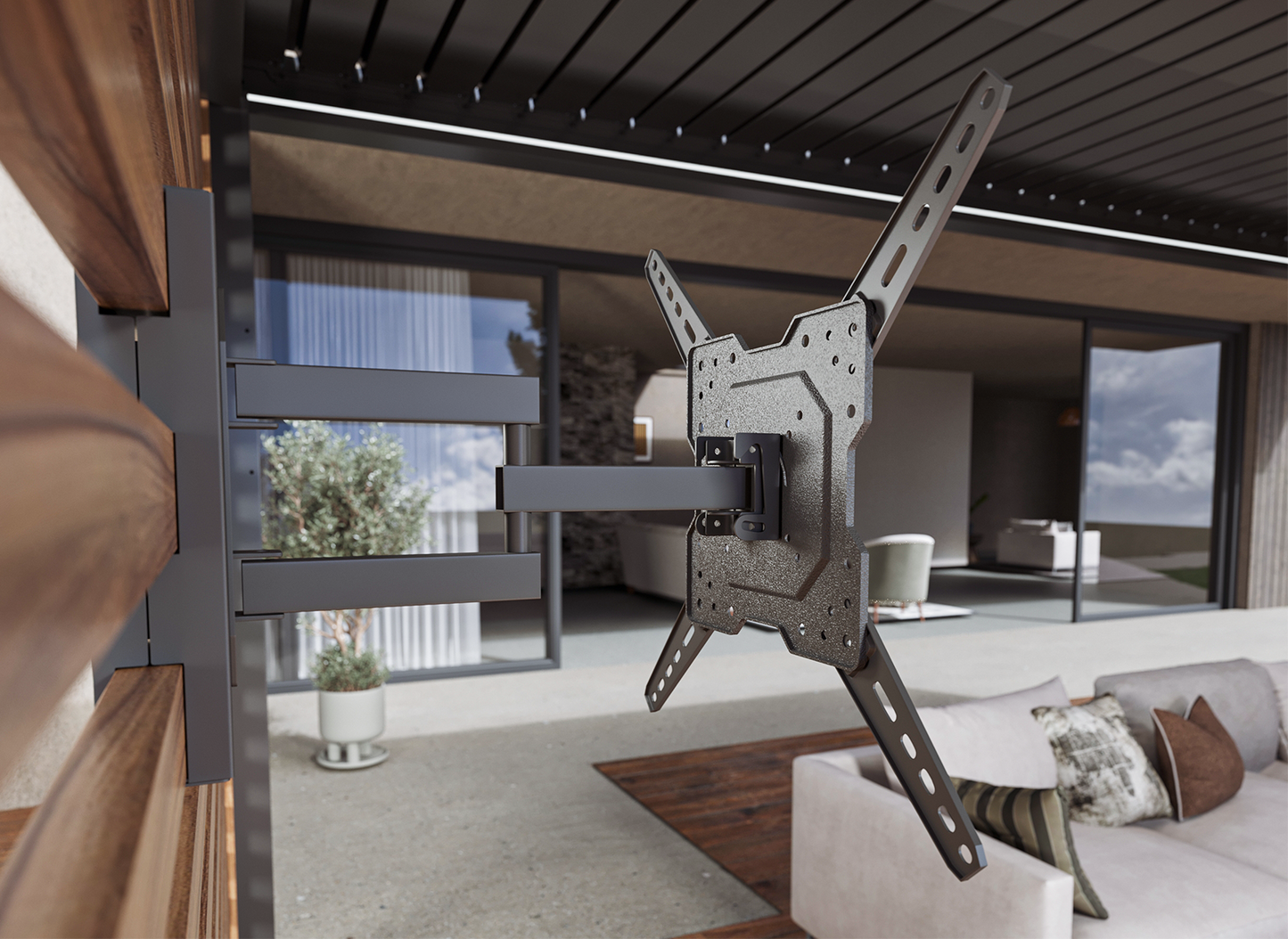 FlexPatio TV Mount for Slat Wall