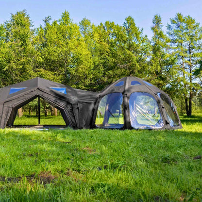 Coody Tent Connector Dome+3.6 (Black) - for Aurora Dome-to-Tent(17.2, 13.6, Hub, 10)