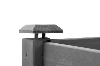 PolyTEAK Durable Raised Wooden Garden Bed with Legs for Fruits, Fruits, Vegetables, & Herbs