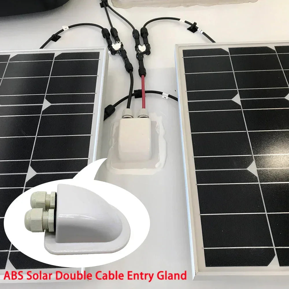 ACOPOWER 200W Mono Solar RV Kits + MPPT / PWM Charge Controller