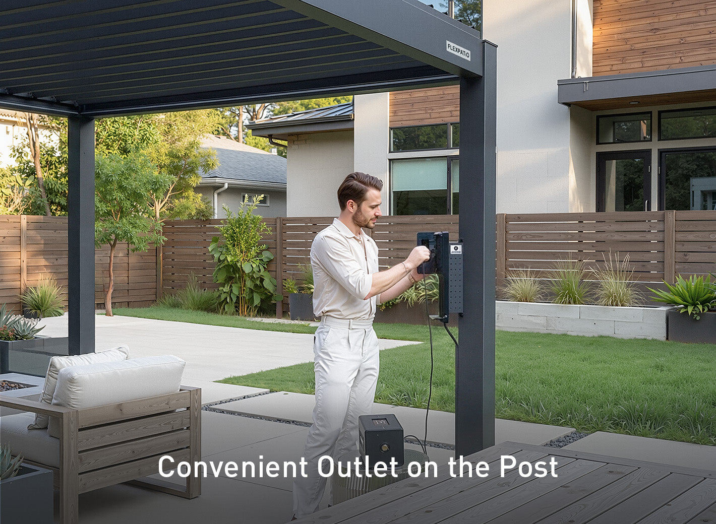 FlexPatio POWER+ Motorized Pergola