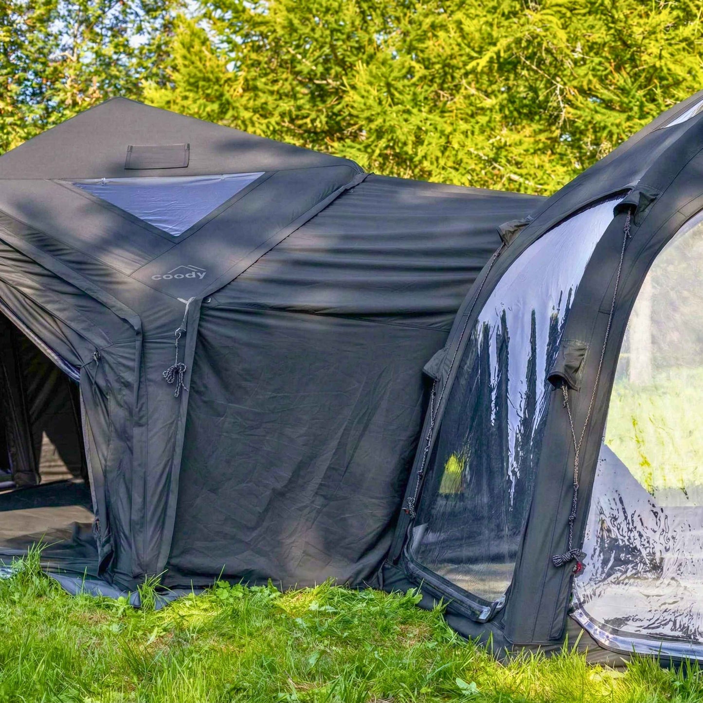 Coody Tent Connector Dome+3.6 (Black) - for Aurora Dome-to-Tent(17.2, 13.6, Hub, 10)
