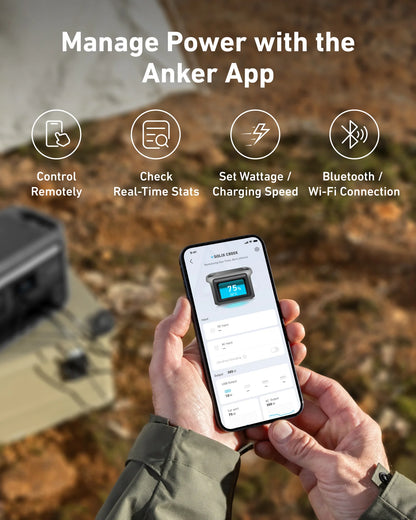 Anker SOLIX C800X Solar Generator + 100W Solar Panel