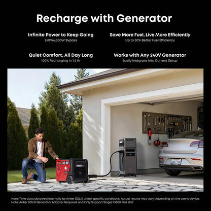 Anker SOLIX Generator Input Adapter