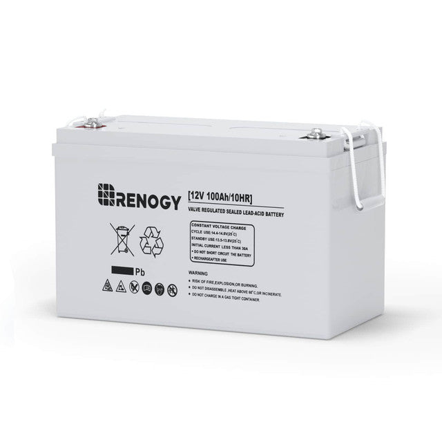 Renogy Deep Cycle AGM Battery 12 Volt 100Ah