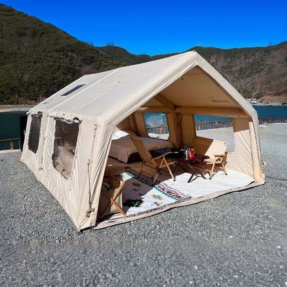 Coody Familia AirTent 17.2 Beige Inflatable Tent House for Camping (2-10 Person)