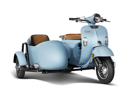 Aventura-X EV4DOG Aventura-X Electric Sidecar Moped (Pre-Order Ships in 2-3 Months)