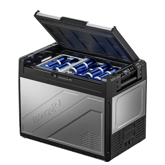 BougeRV Rocky 55QT Dual Zone 12V Portable Fridge