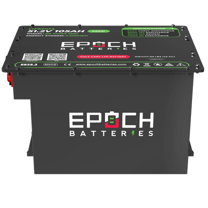 Epoch Batteries 48V 105Ah MINI - Lithium (LiFePO4) Golf Cart Battery - Complete Kit