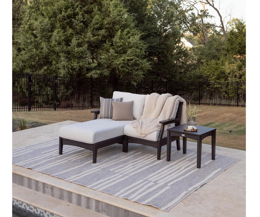 Berlin Gardens Classic Terrace Arm Chaise Lounge - Right/Left Arm Group B Fabric