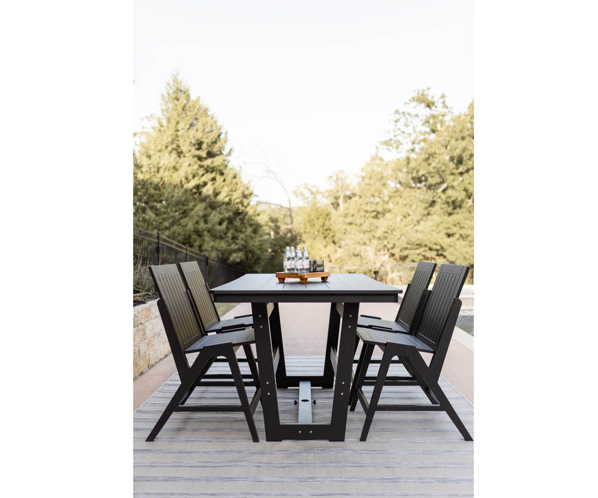 Berlin Gardens Hudson Poly Rectangle Table Dining Height