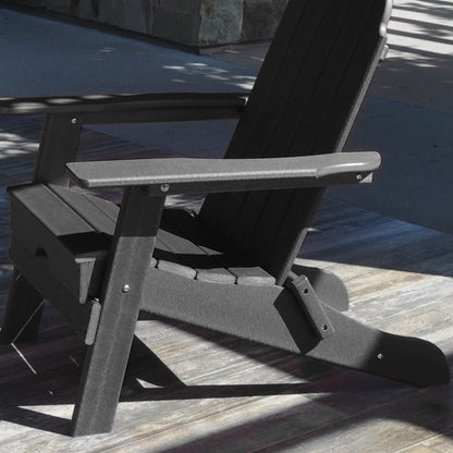PolyTEAK New Tradition Folding Adirondack Chair by ResinTeak