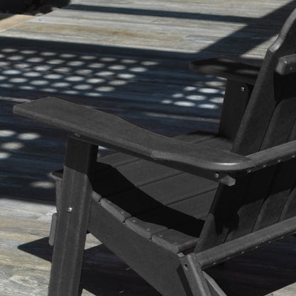 PolyTEAK New Tradition Folding Adirondack Chair by ResinTeak
