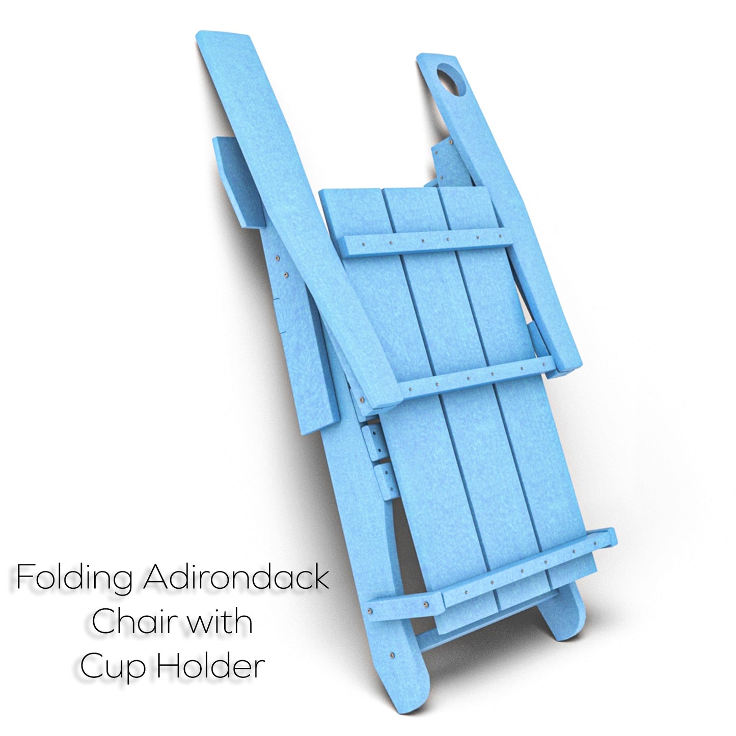 PolyTEAK RESINTEAK Newport Adirondack Folding Chair