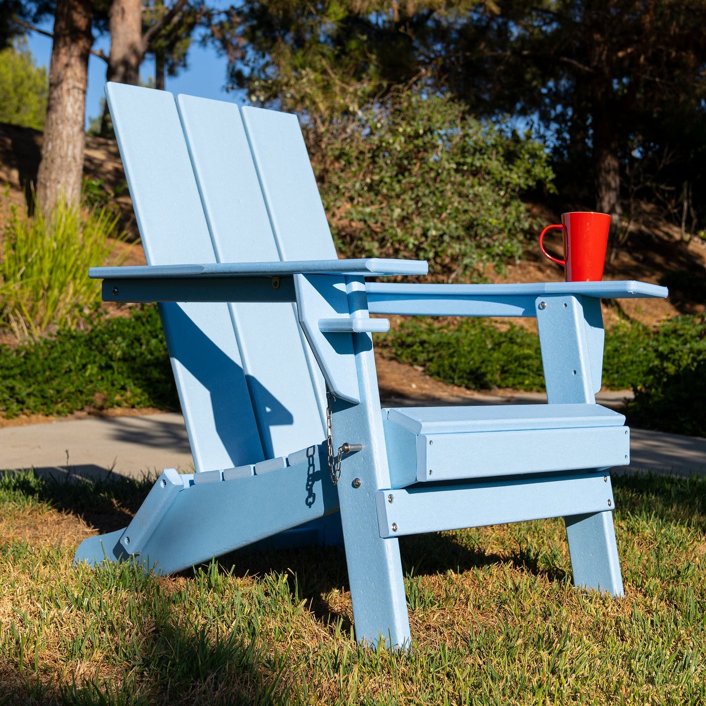 PolyTEAK RESINTEAK Newport Adirondack Folding Chair