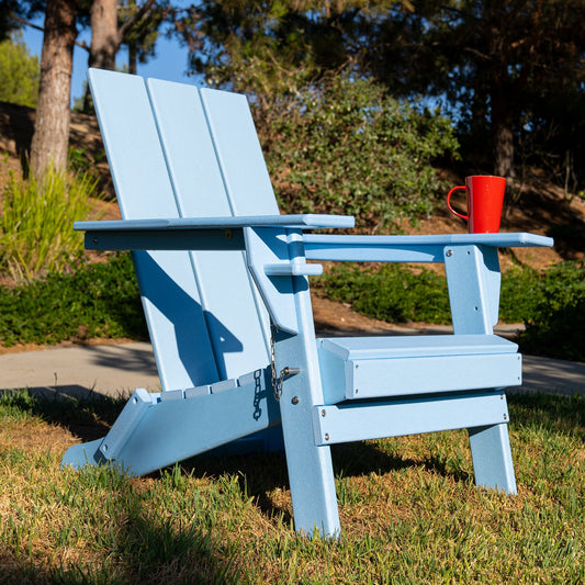 PolyTEAK RESINTEAK Newport Adirondack Folding Chair