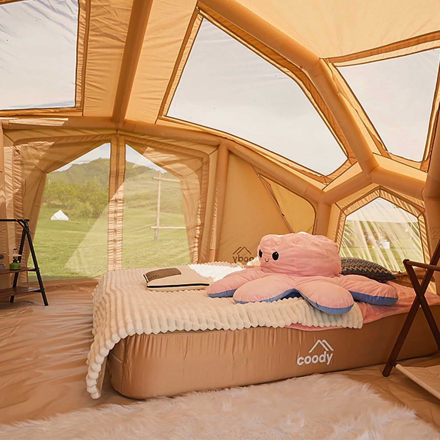 Coody Bestona Beige Inflatable Tent for 2-4 person