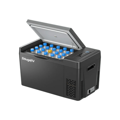 BougeRV 12V 23 Quart Portable Fridge Black For Travel