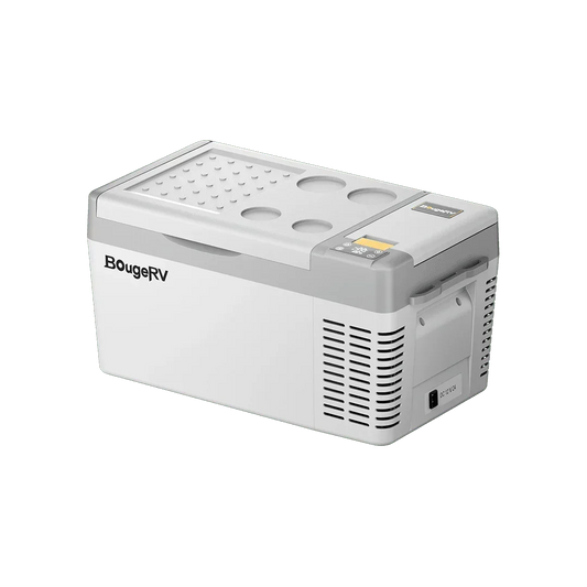 BougeRV CRPRO20 21 Quart 12V Portable Car Fridge Freezer White