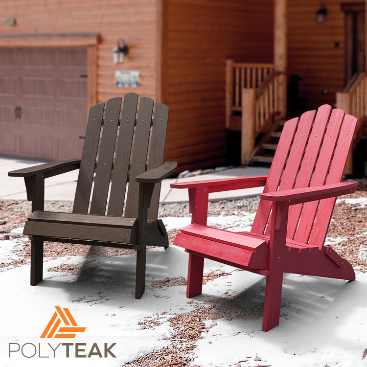 PolyTEAK Classic Folding Adirondack Chair