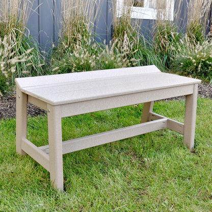 LuxCraft Poly 41" Cafe Dining Bench